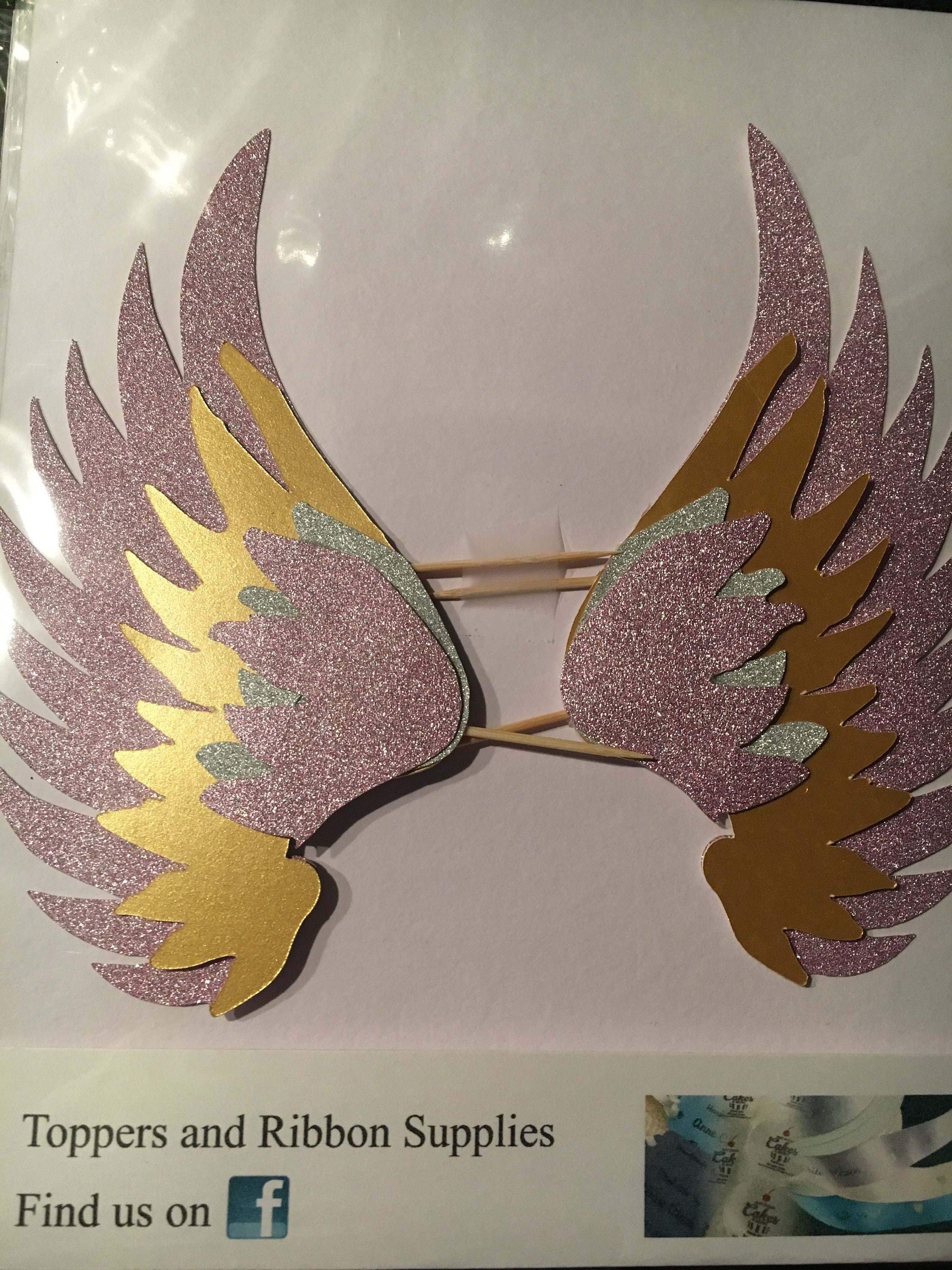 cake topper unicorn wings etsy
