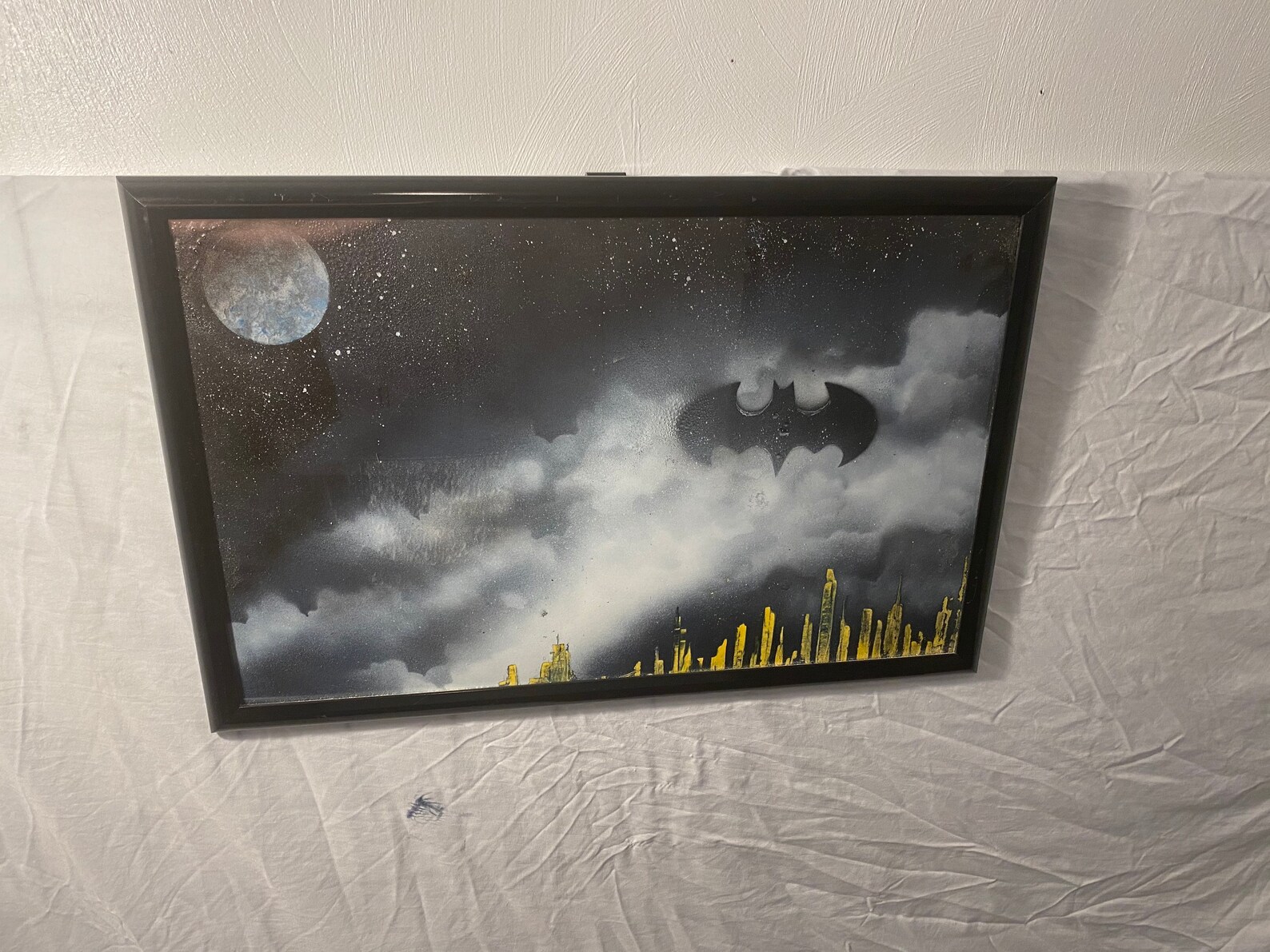 Batman Framed Wall Art Etsy