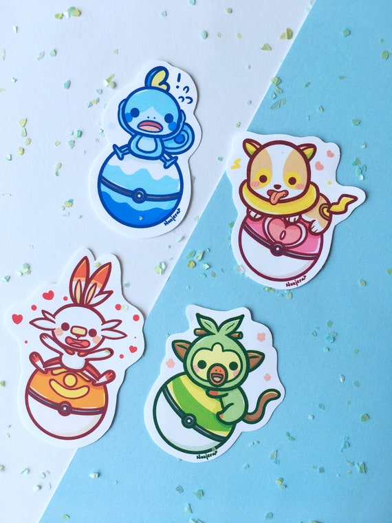 Pokemon Sword Shield Stickers