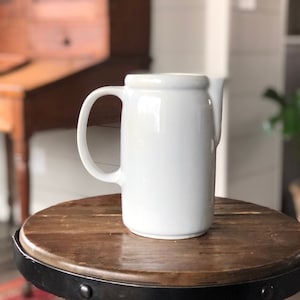 Plain White | Very Pale Blue McCoy Pitcher 1429
