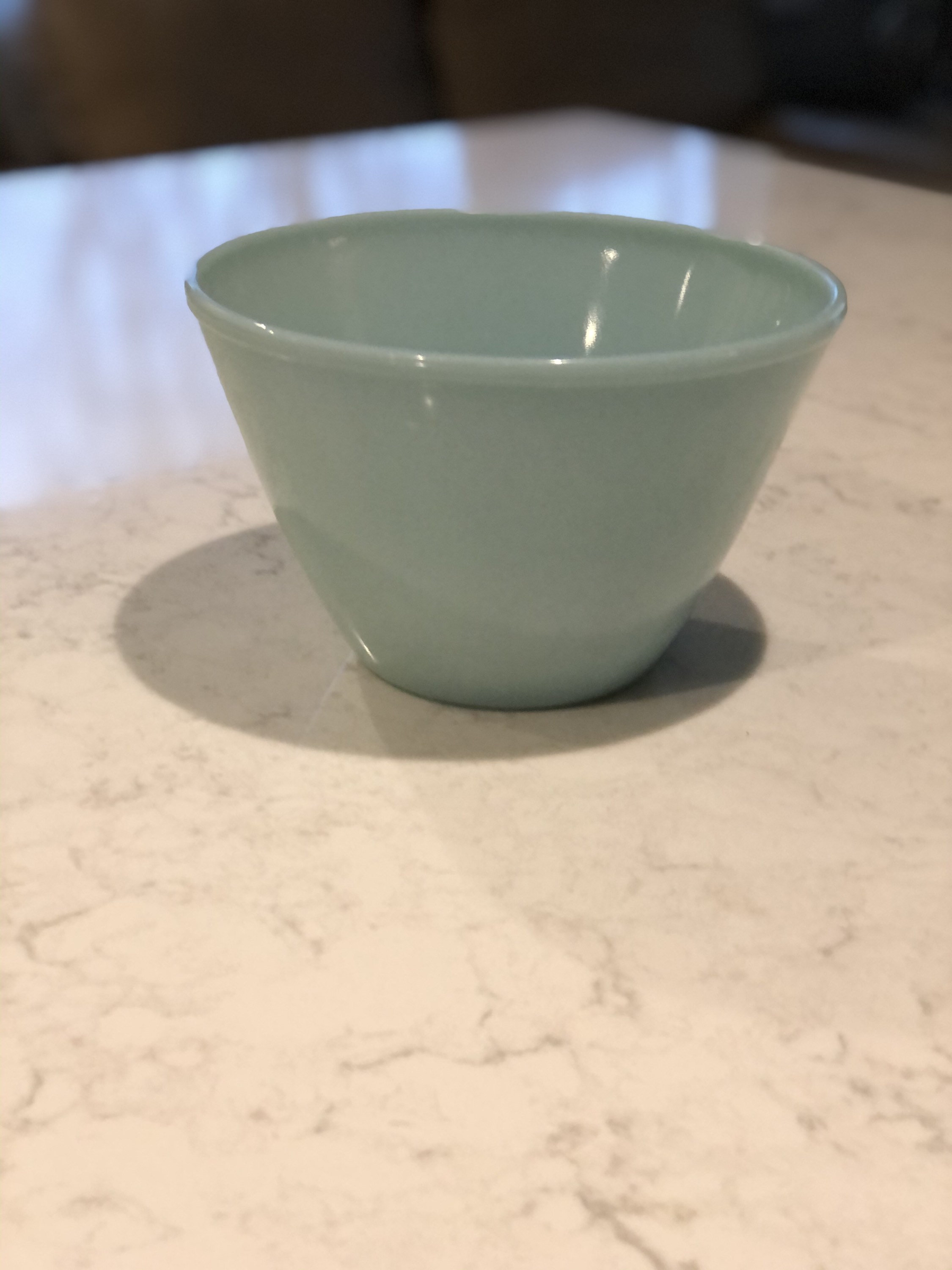 Fire King Turquoise Blue - Delphite No Splash Mixing Bowl, Vintage