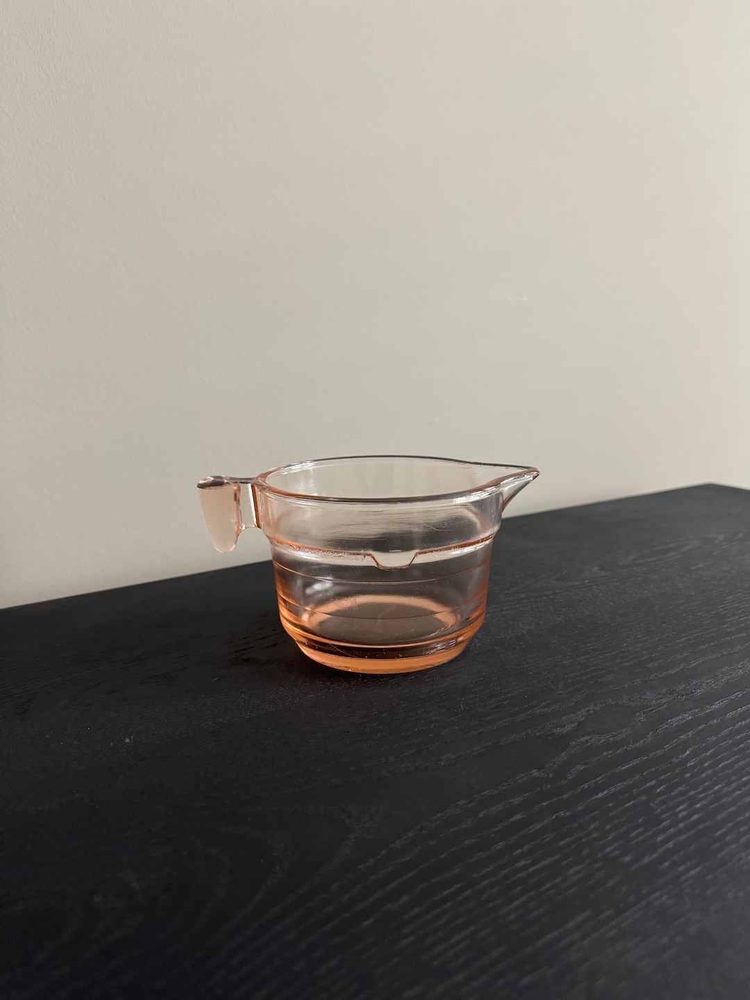 Pat Appl’d Pink Glass Measuring Cup - Etsy