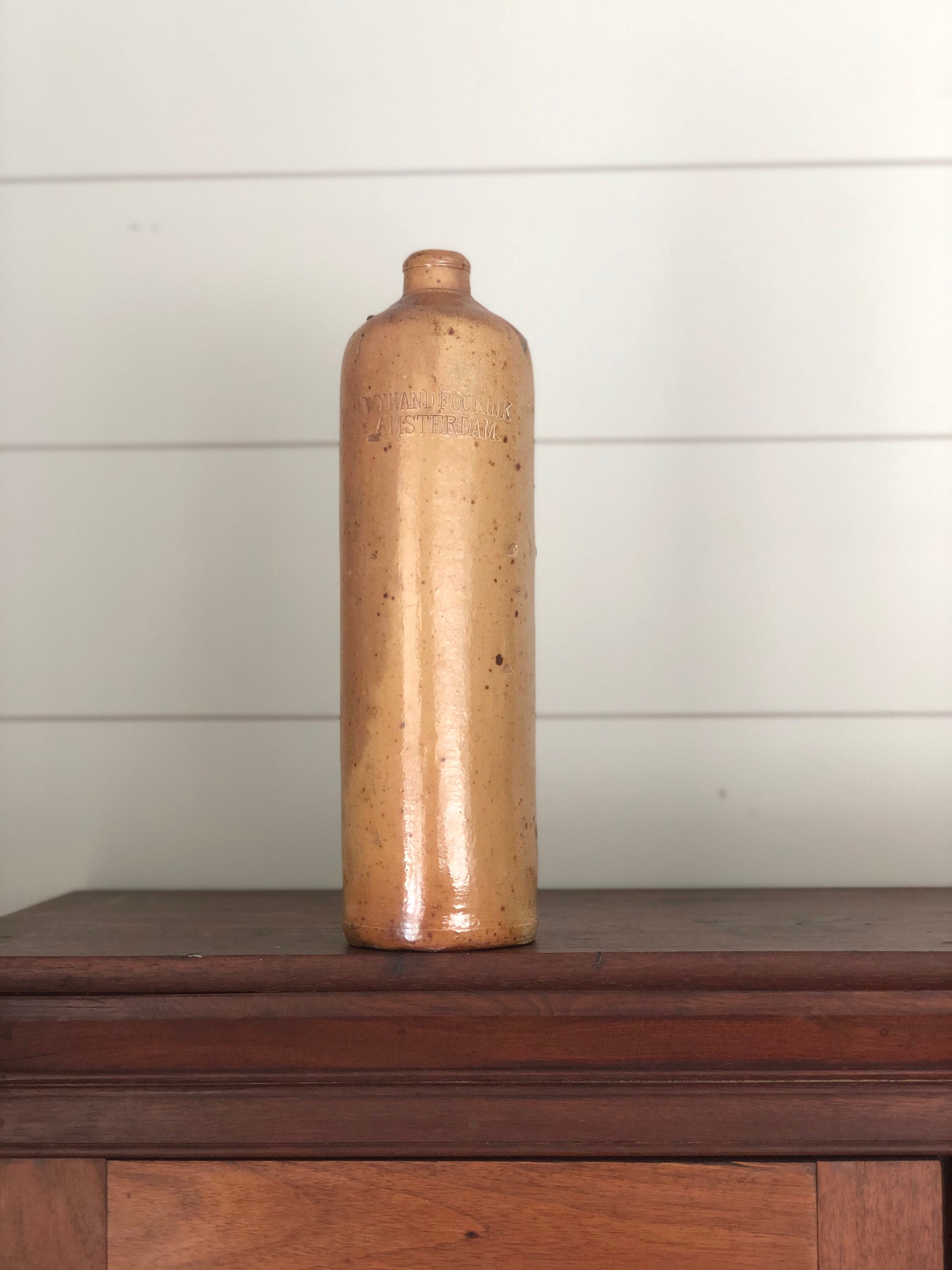 Download Vintage Stoneware Gin Bottle 1 Liter Wynand Fockink ...