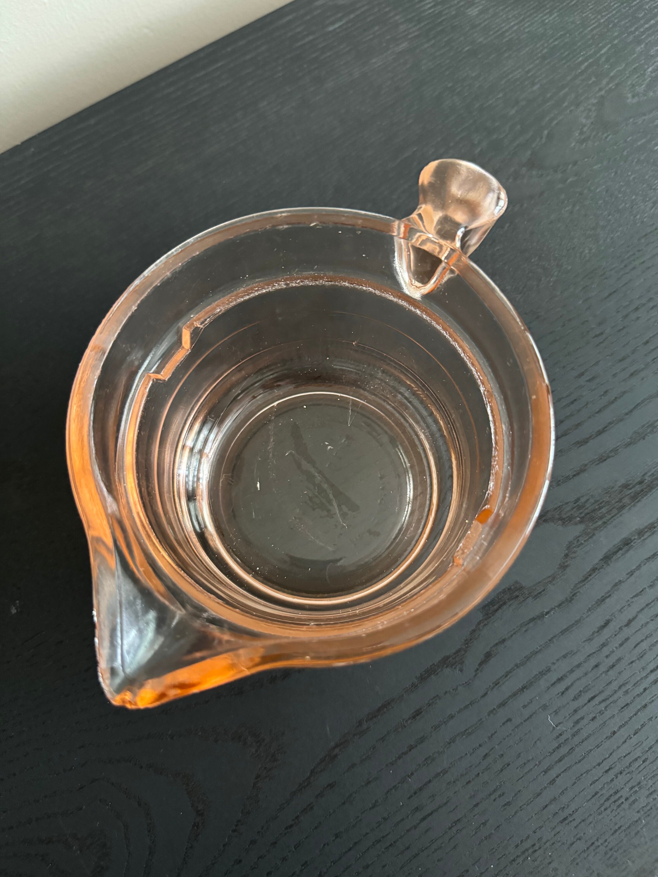 Pat Appl’d Pink Glass Measuring Cup - Etsy