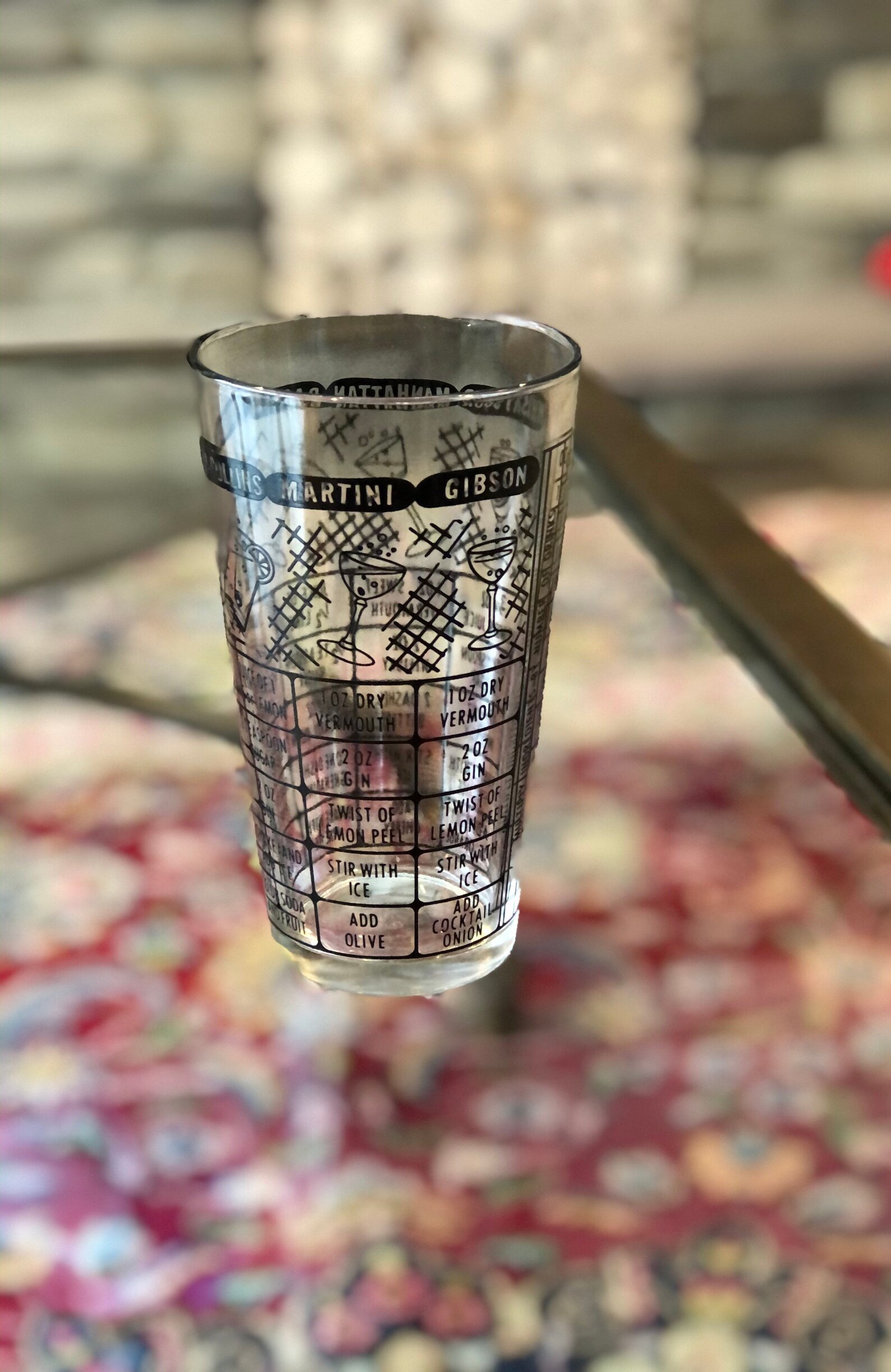 Federal Glass Vintage Cocktail Mixer Measuring Glass 12 Oz Bar Etsy