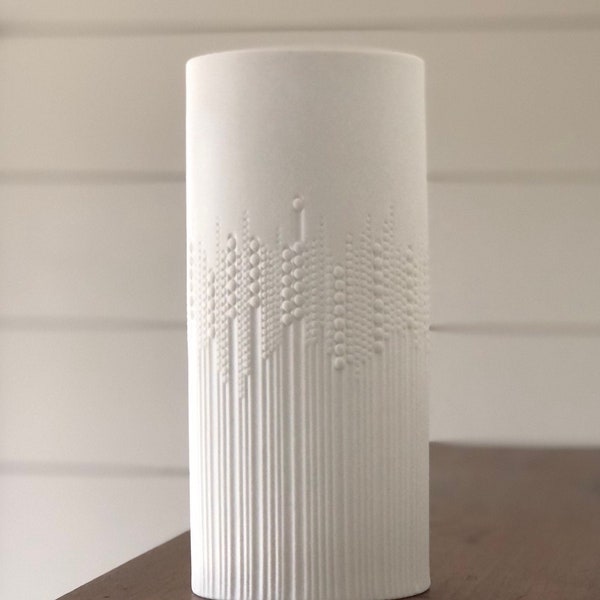 Tapio Wirkkala Bisque White Rosenthal Studio Line “Drops” Vase