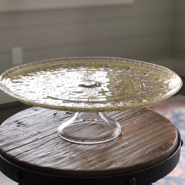 Pedestal Cake Plate Etsy
