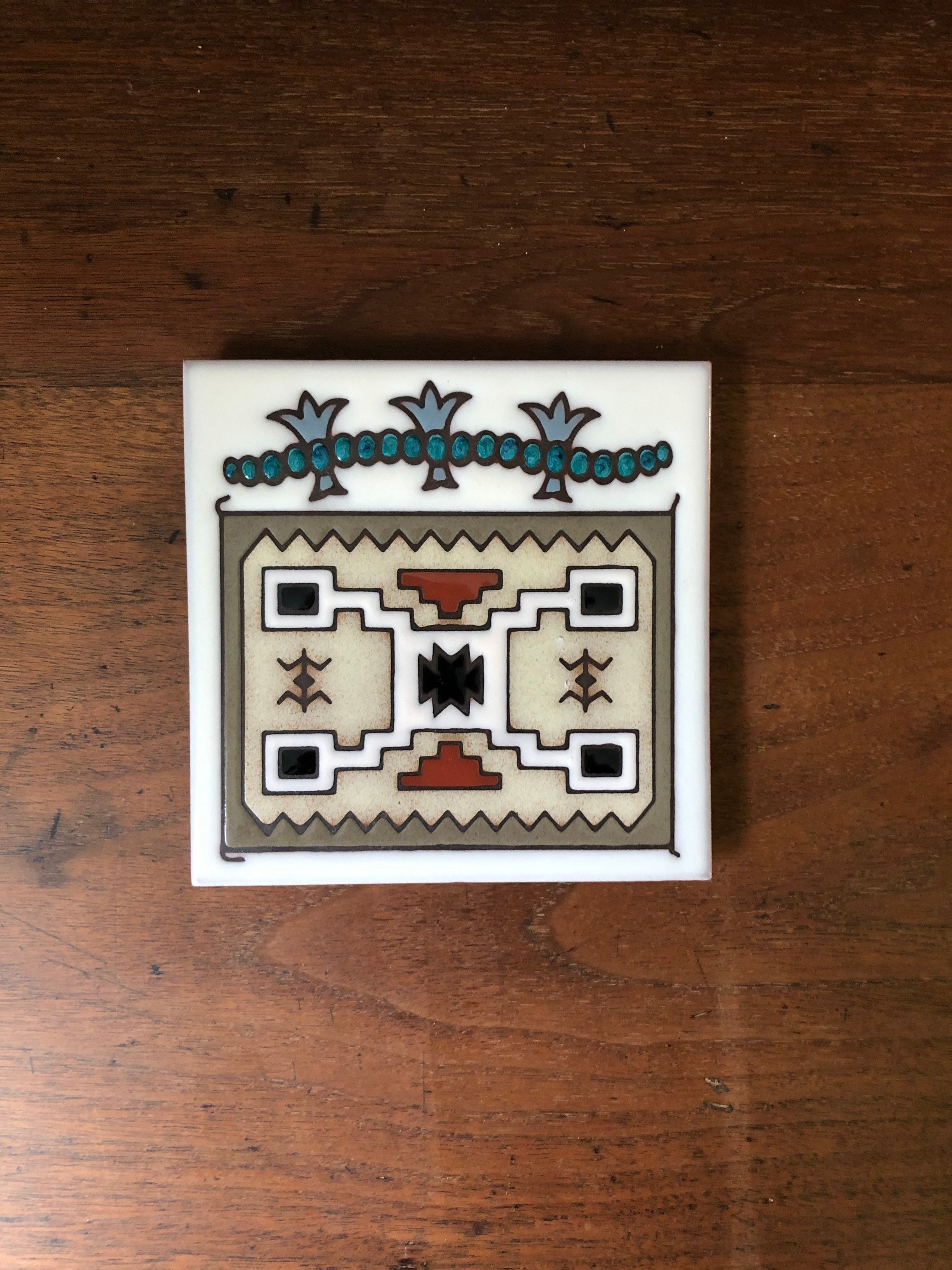 Masterworks Ceramic Tile Trivet Etsy