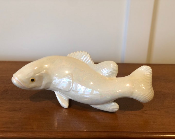 Wonderful Large Ceramic Koi Figure