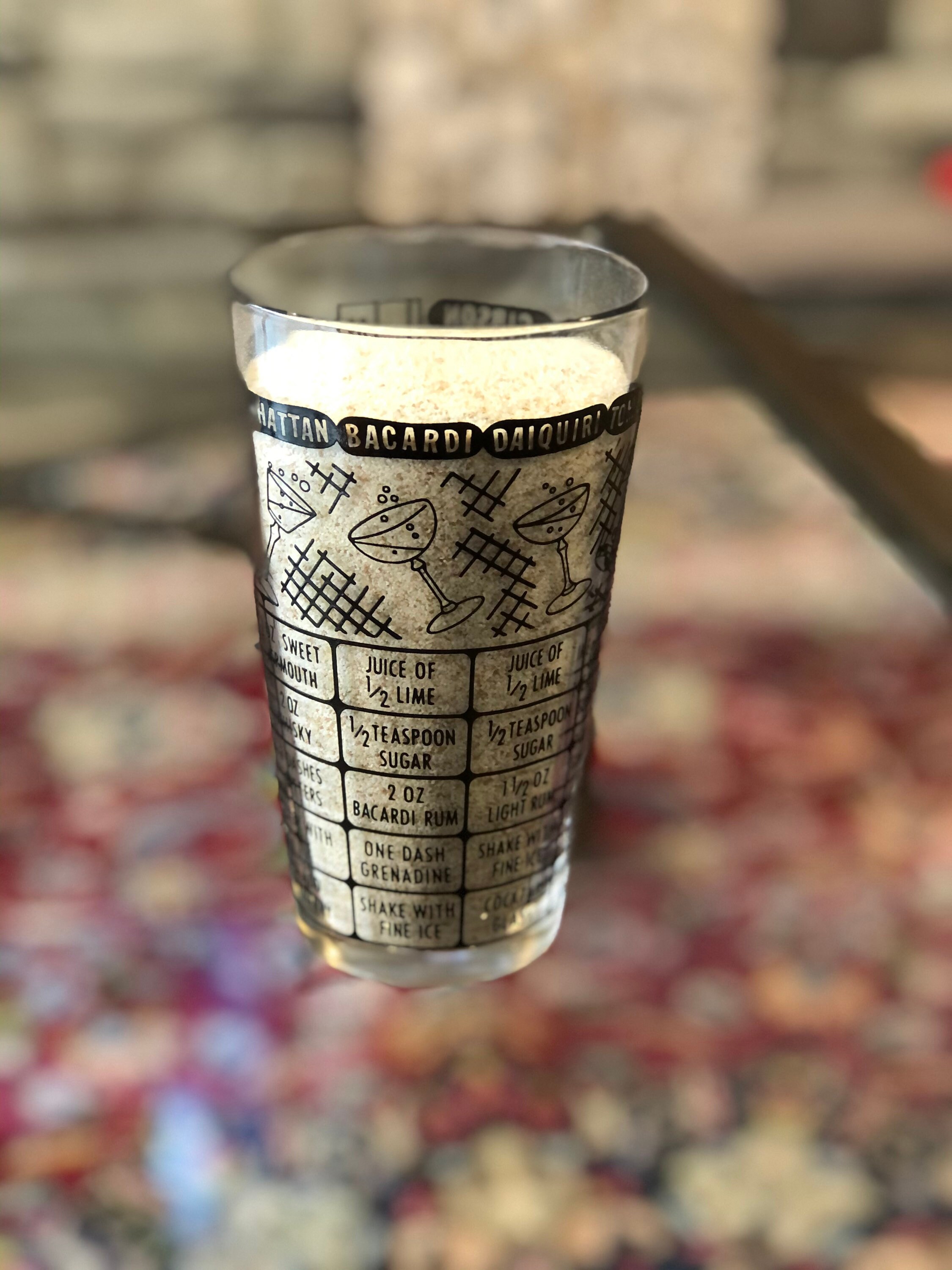 Federal Glass Vintage Cocktail Mixer Measuring Glass 12 Oz Bar Etsy