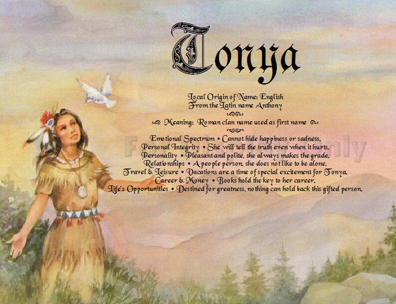 Name Meanings Art Personalized by Thenamestore Maiden Etsy