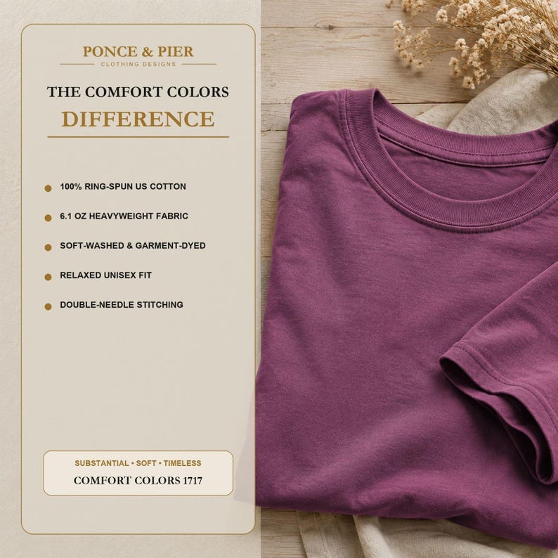 Sea Cow Shirt Ring Spun Cotton Comfort Colors Tee immagine 5