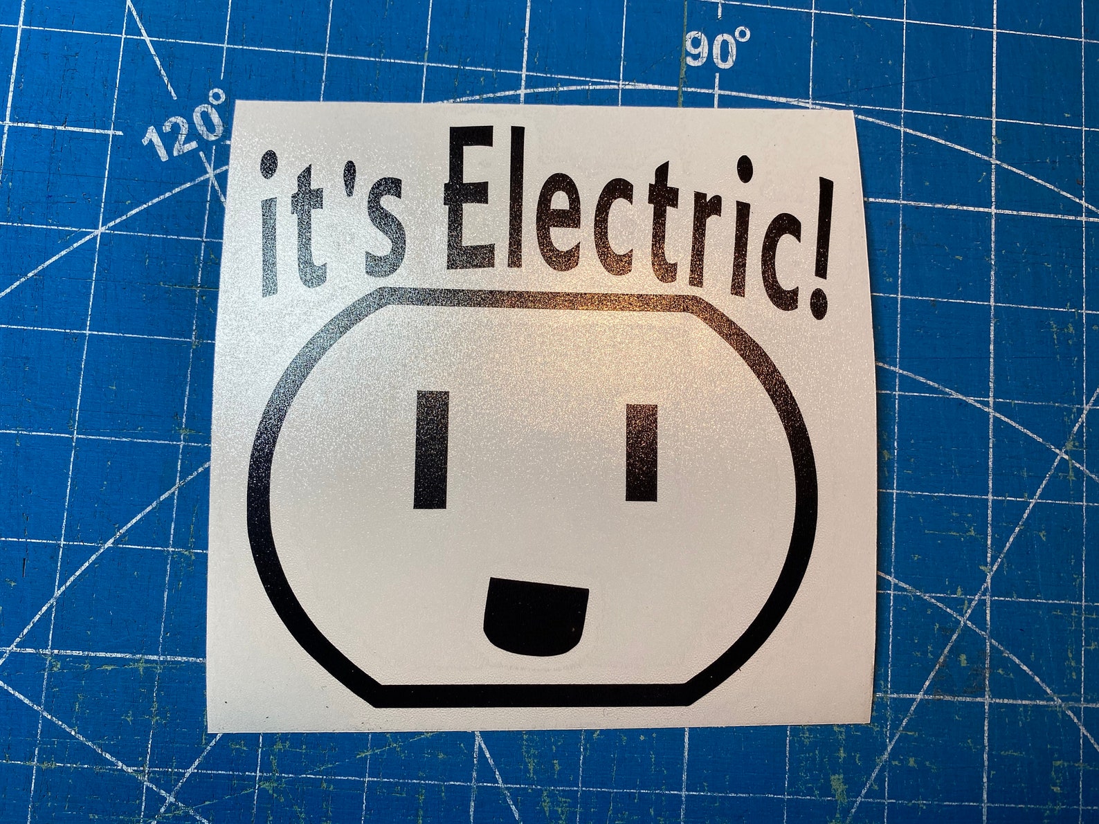 It's Electric Vinyl Decal for EV Charge Port Door 30 Etsy