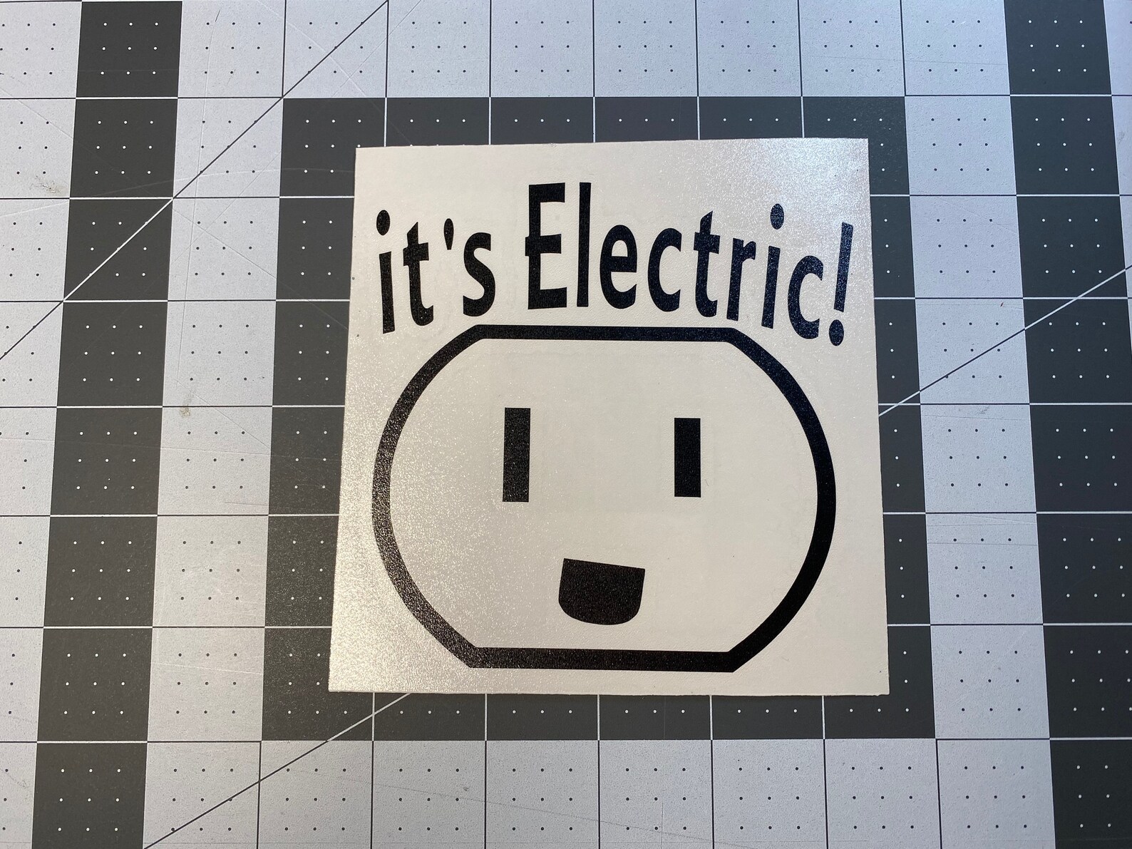 It's Electric Vinyl Decal for EV Charge Port Door 30 Etsy