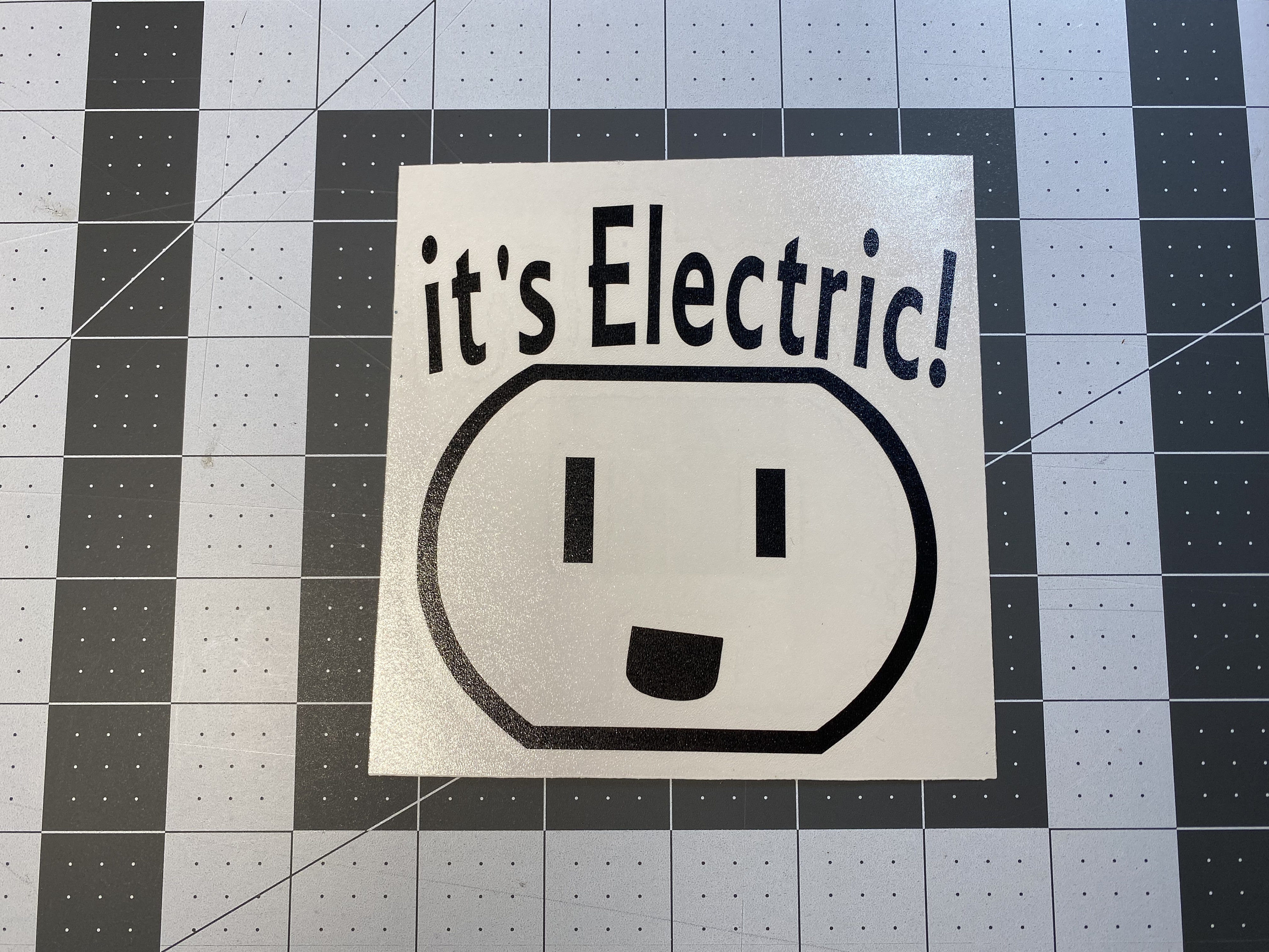 It's Electric Vinyl Decal for EV Charge Port Door 30 Etsy