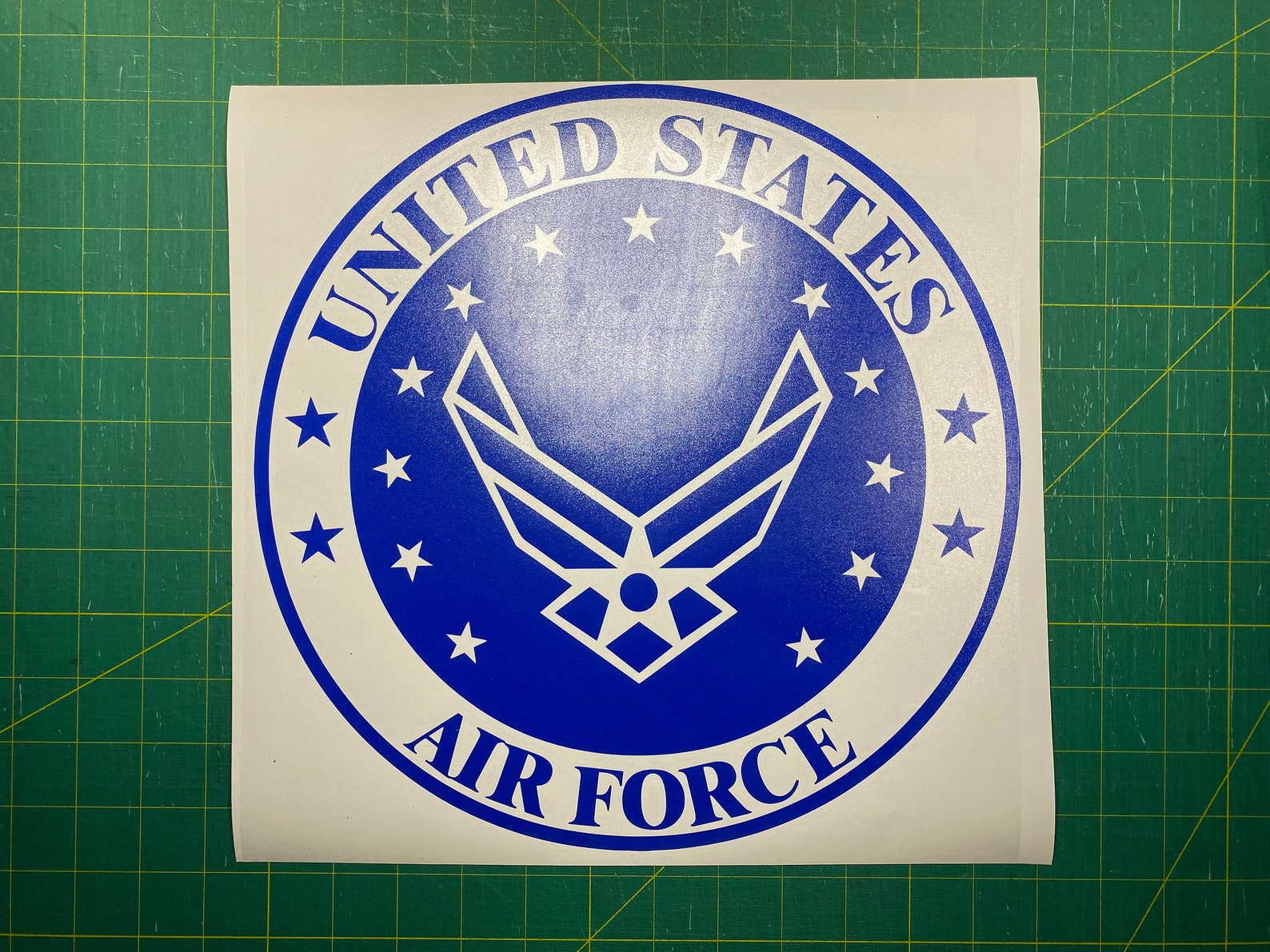 US Air Force Logo Vinyl Decal 30 Colors Multiple Sizes Etsy