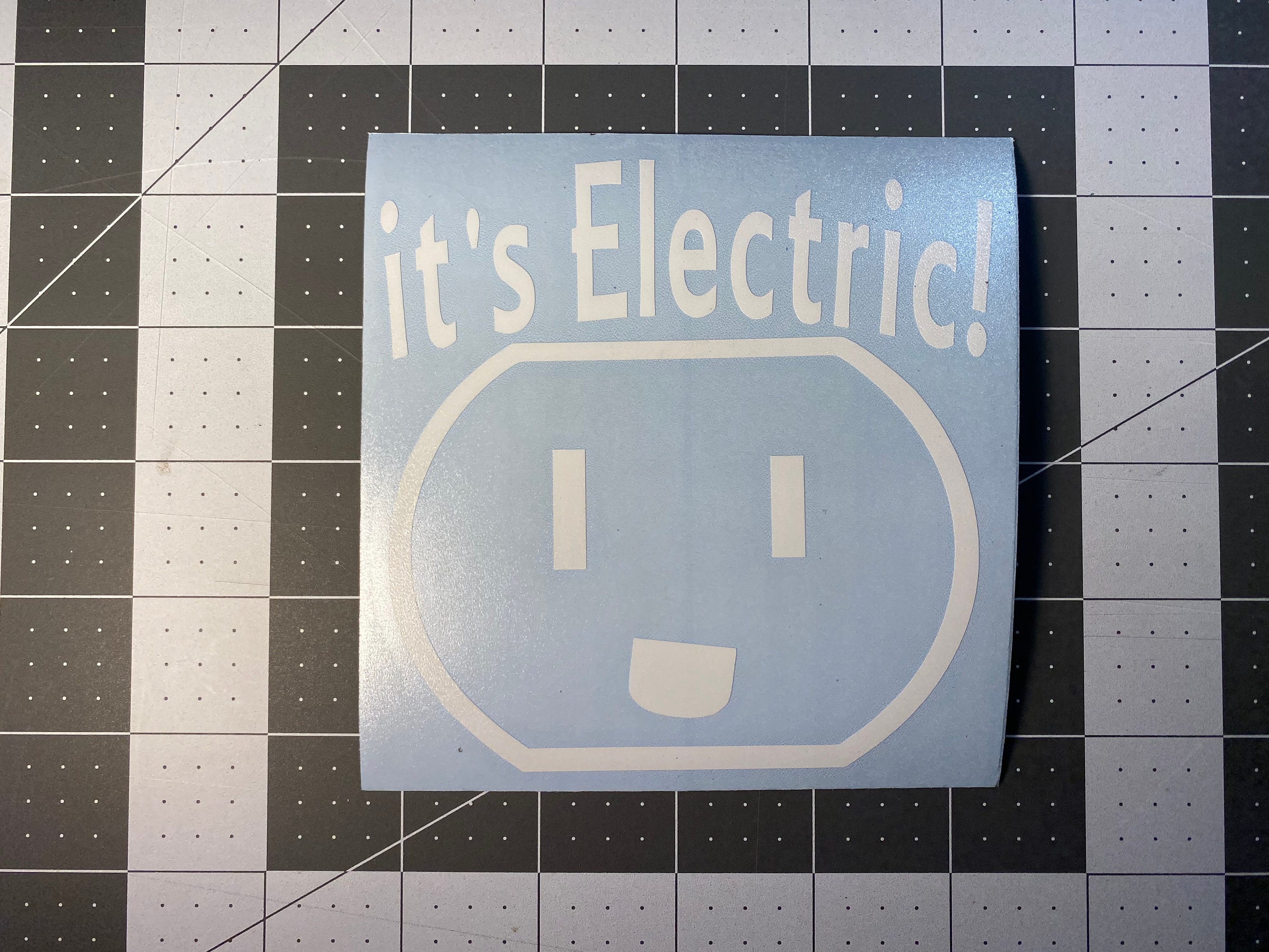 It's Electric Vinyl Decal for EV Charge Port Door 30 Etsy