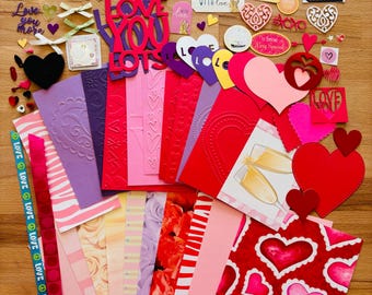 100 Love Ephemera Pack: 100 Piece Scrapbook & Junk Journal Supply