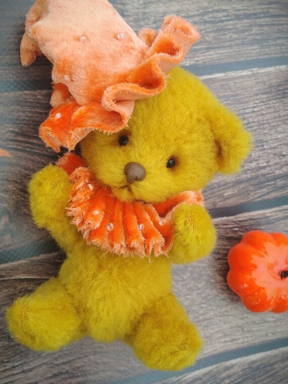 pumpkin teddy bear