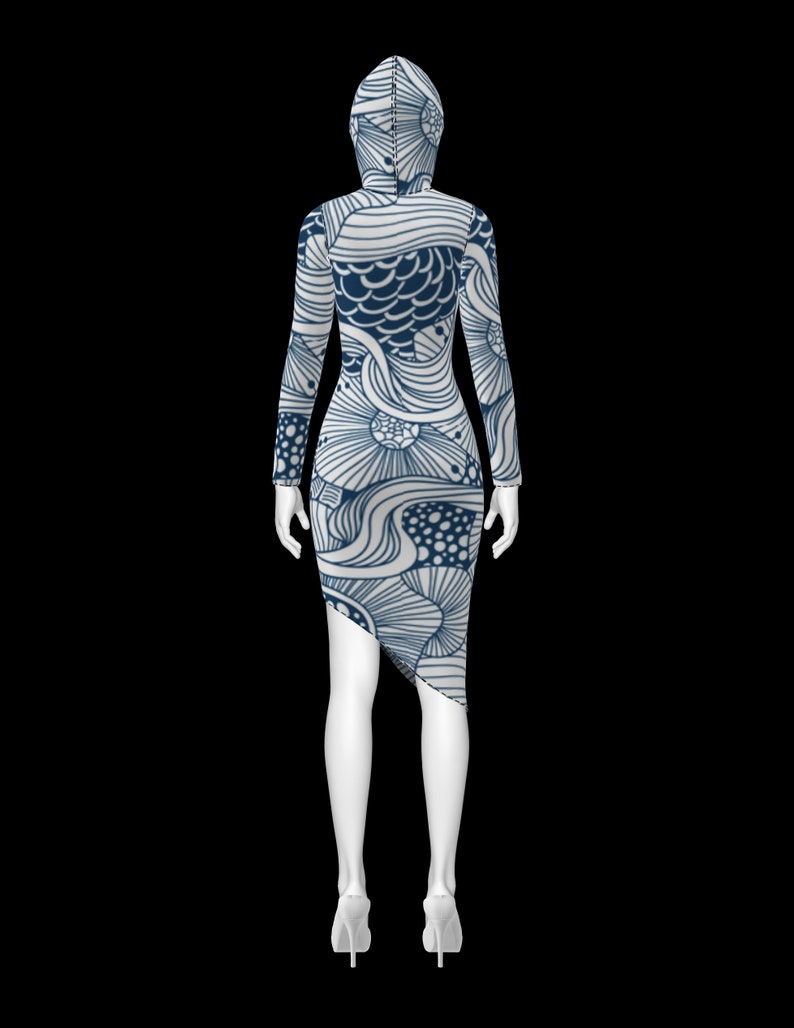 Clever Slim Hoodie Sewing Pattern for Women/long Sleeve/ Size S-2XL ...