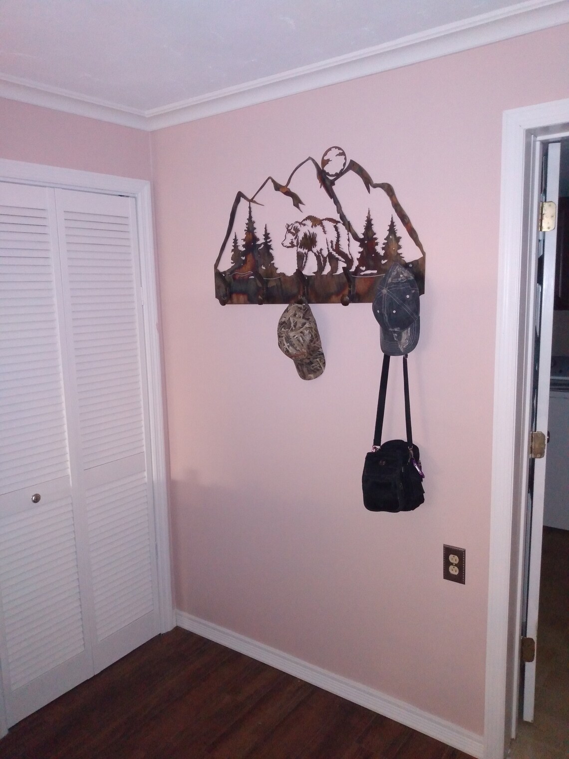 Majestic Grizzly Bear Coat Rack Grizzly Bear Scene Grizzly Etsy