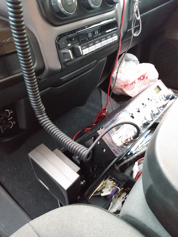 CB Radio Mount for Trucks CB External Speaker Mount CB Radio Mount Will Fit  Many Vehicles Without Consoles or Floor Shifters. Ram, Jeep, - Etsy Canada