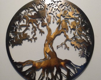 Tree of Life metal art   CNC Plasma Tree of Life