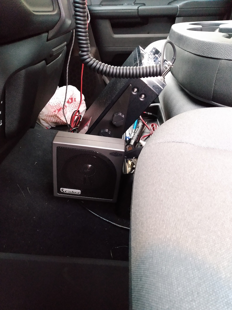 CB Radio Mount for Trucks CB External Speaker Mount CB Radio Etsy
