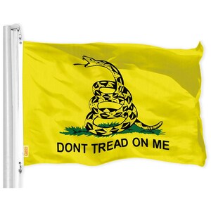 Gadsden (Dont Tread On Me) Flag 150D Printed Polyester 3x5 Ft
