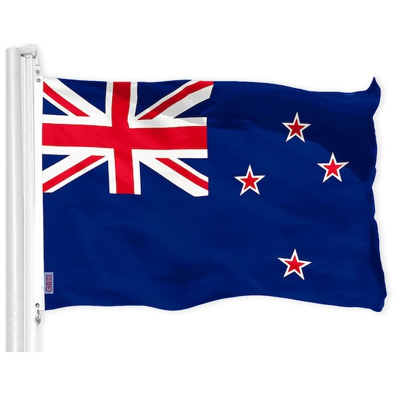 New Zealand Flag 150D Printed Polyester 3x5 Ft - Etsy