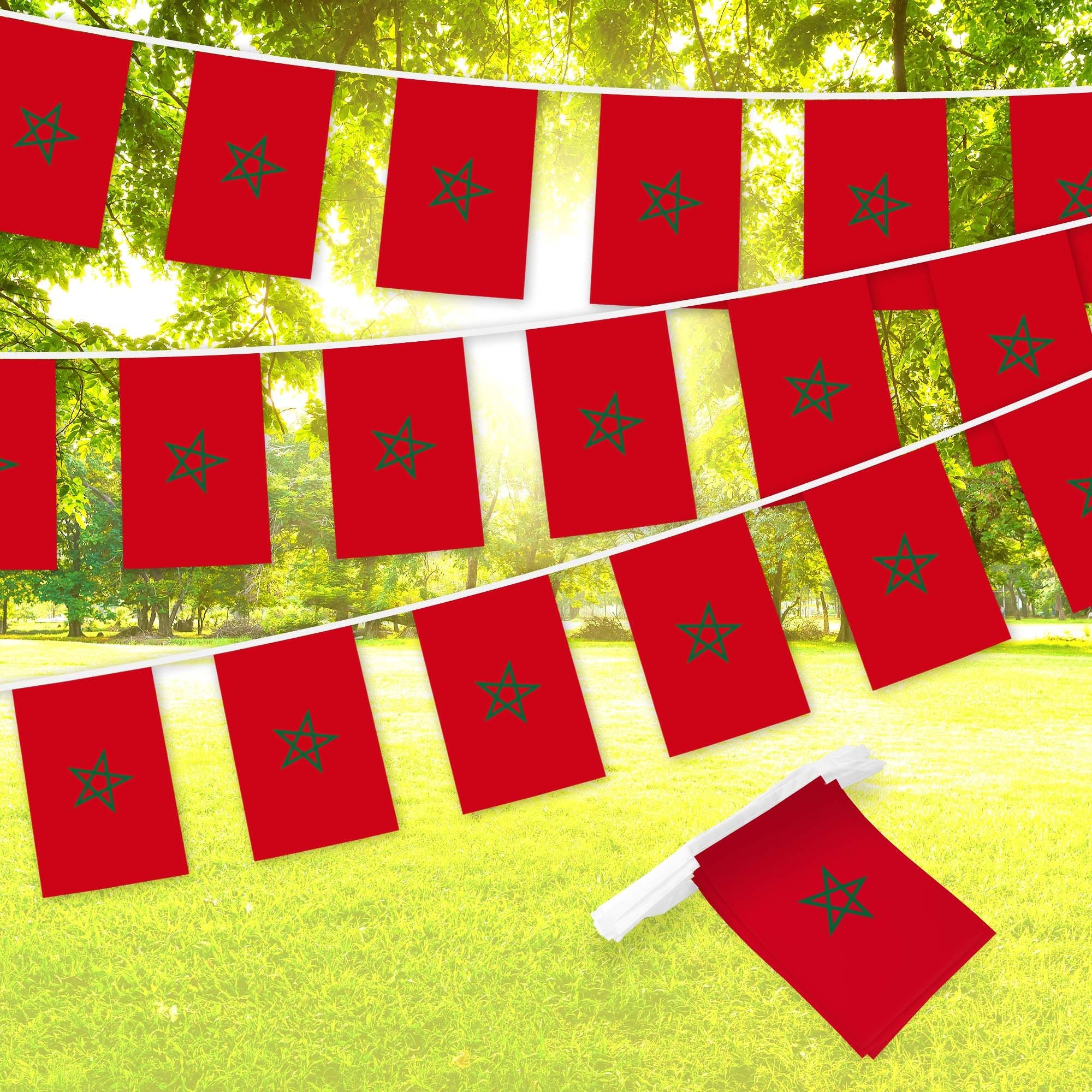 3x5 Foot Morocco Flag - 150D Polyester With Brass Grommets For Outdoor/Indoor Use 2 thumbnail image