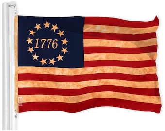 Vintage Flag, 1976 Flag, American Flag, U.S. Flag, Bi-centennial