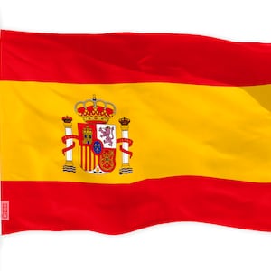 Spain (Spanish) Flag 150D Printed Polyester 3x5 Ft