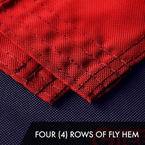 G128 Bennington 1776 Tea-Stained Flag | 2x3 Ft | ToughWeave Pro Series Embroidered 420D Polyester | Historical Flag, Embroidered Design,