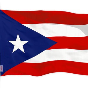 Puerto Rico (Puerto Rican) Flag 150D Printed Polyester 3x5 Ft