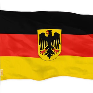 German State Ensign Flag: Eagle Print, 3x5 ft Polyester