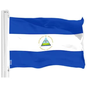 Nicaragua Flag: 3x5 Ft, Vibrant 150D Polyester, Indoor/Outdoor
