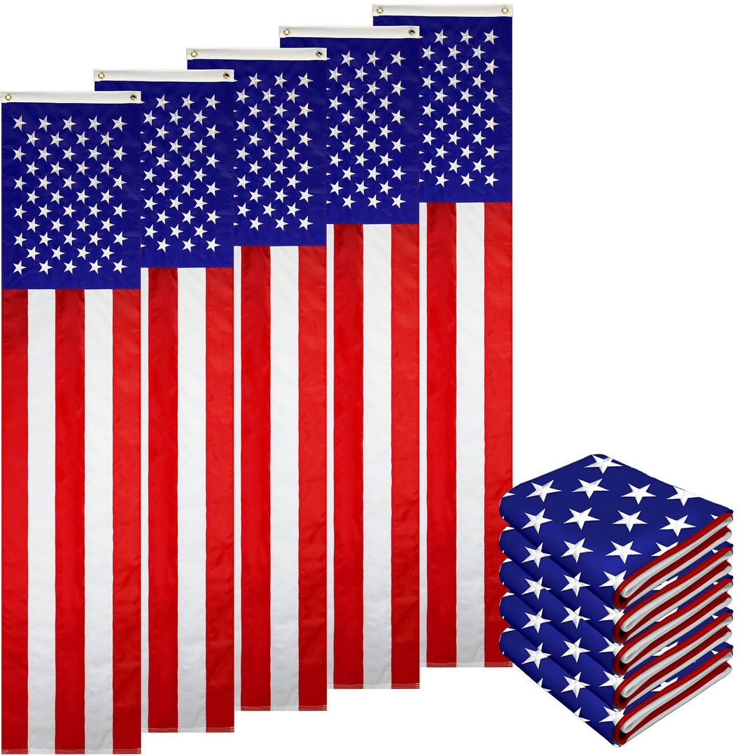 USA Pull Down Flag 1.67x8ft 5-pack Embroidered Polyester by G128 - Etsy