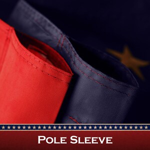 G128 2 Pack: Betsy Ross Tea-Stained Flag | 3x5 Ft | ToughWeave Pro Series Pole Sleeve Embroidered 420D Polyester | Historical Flag,