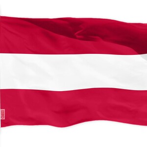 Austrian Flag: Vibrant 3x5 ft Polyester with Brass Grommets