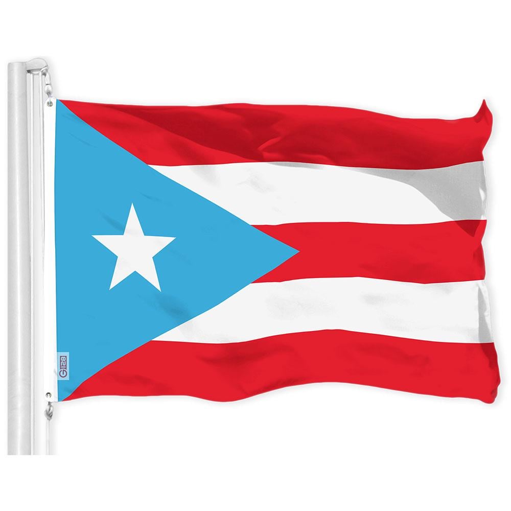Parche Autoadhesivo Bandera De Puerto Rico (Resistencia) – 1.5 X 0.75 Pulgadas, Paquete De 6, Bordado De Alta Calidad