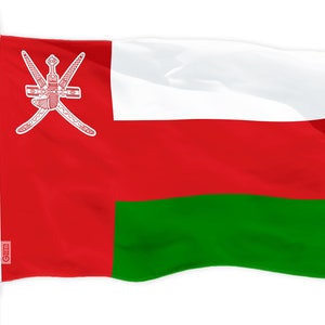 Oman Flag: 3x5 Ft, 150D Polyester, Indoor/Outdoor