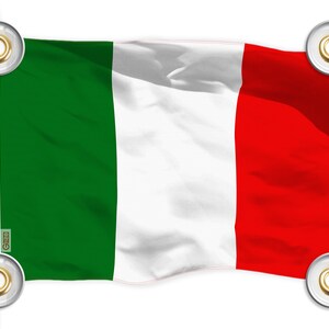 Italian Flag: 3x5 Ft 150D Polyester with Brass Grommets