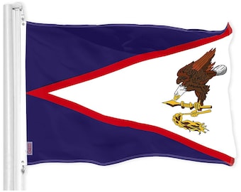 G128 Bandera De Alaska 6x10 Pies: Exhibe Tu Orgullo Con Estilo Bordado Y Poliéster Resistente