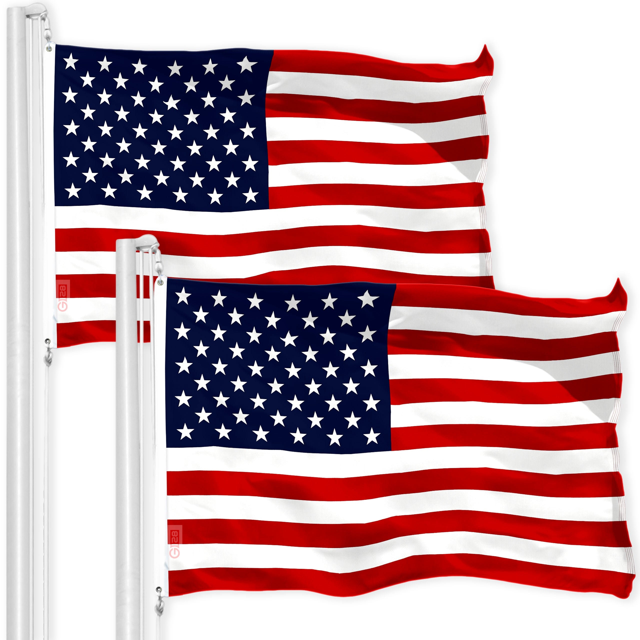 American USA Flag 3x5ft 2-pack 150D Printed Polyester by G128 - Etsy