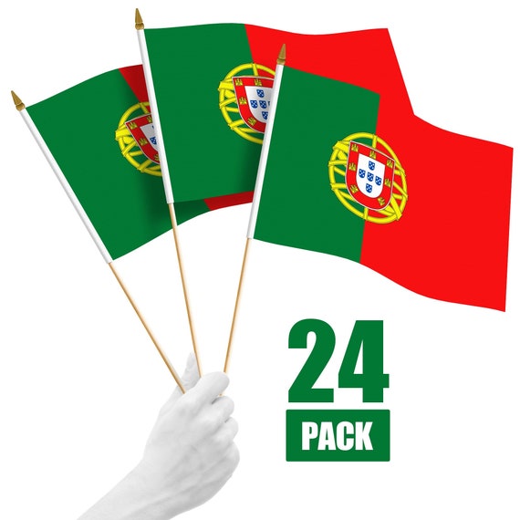 G128 12 Bandiere Messicane Da Mano 12x18 Pollici In Poliestere 150D - Pacco Da 12