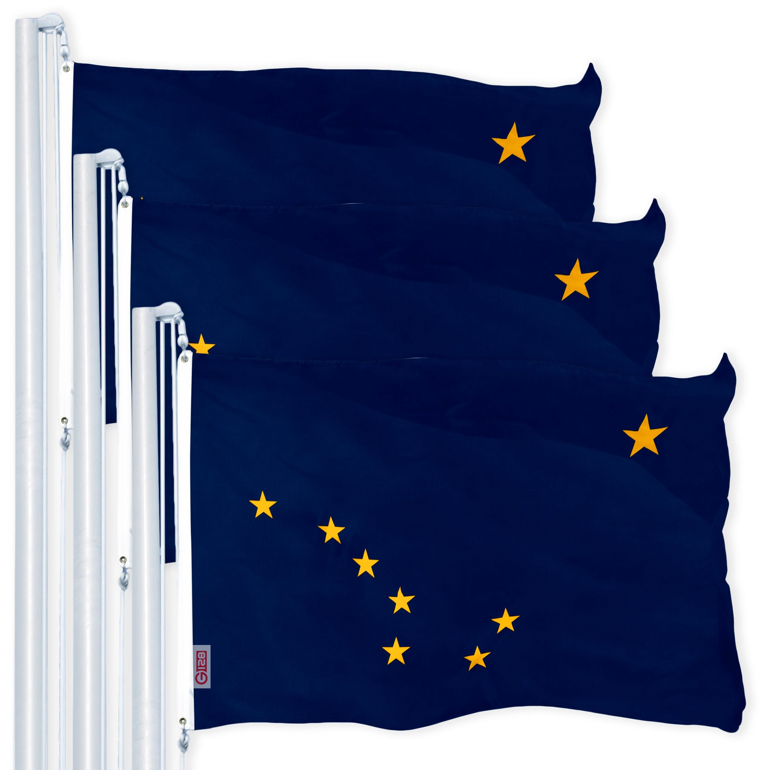 Size Unique Design Print High Quality Materials Flag of Alaska State 3x5 Ft / 90x150 cm Made in EU