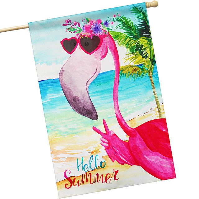 Briarwood Lane Gartenflagge „Lakeside Escape“ – 32,5 X 45,7 Cm, Sommerlich, Nautisch, Wetterfest