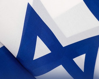 Israeli American Hybrid Flag 12x18 in to 3x5 Ft – Polyester Banner
