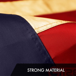 G128 Bennington 1776 Tea-Stained Flag | 2x3 Ft | ToughWeave Pro Series Embroidered 420D Polyester | Historical Flag, Embroidered Design,